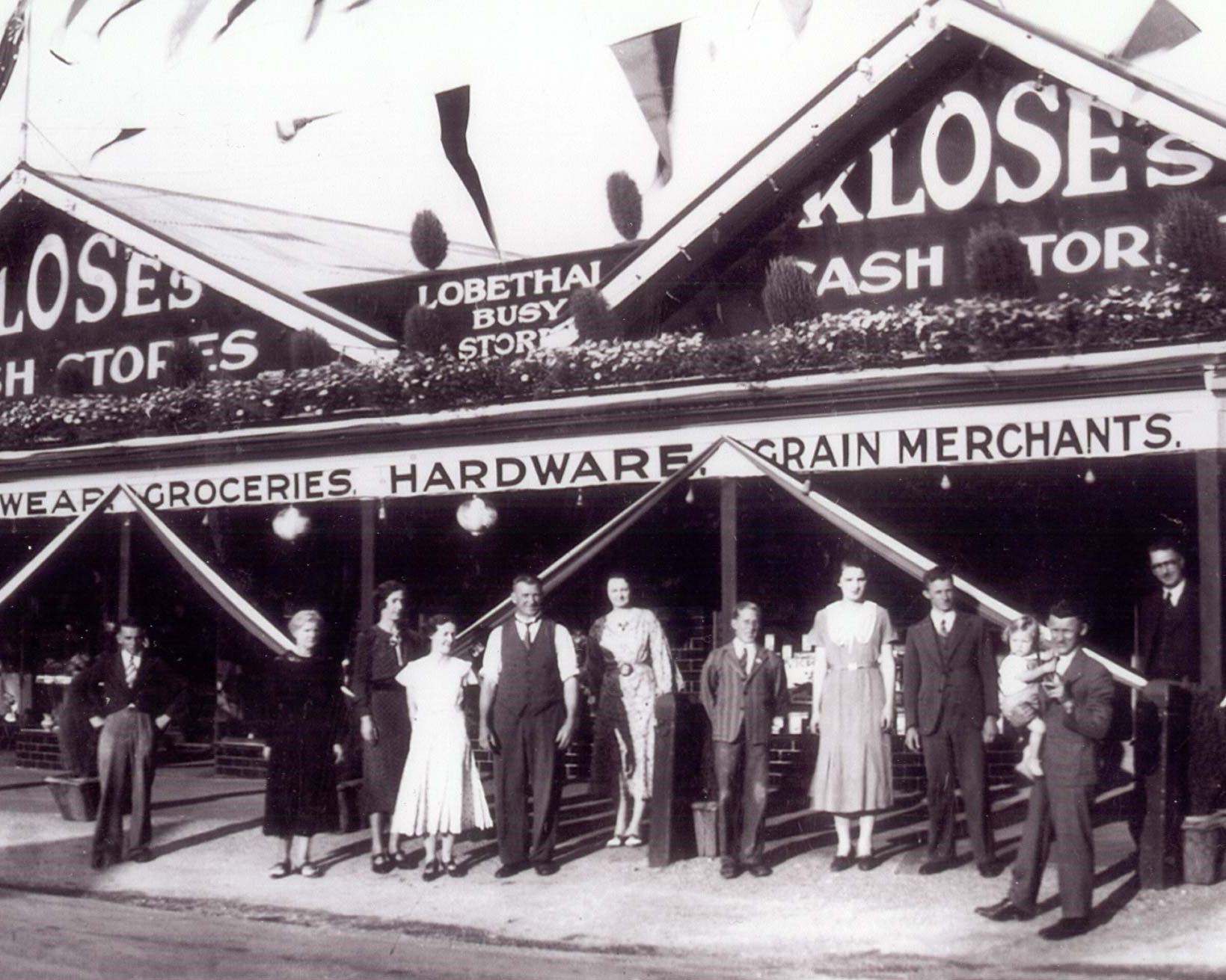 Foodland Lobethal store front from 1936